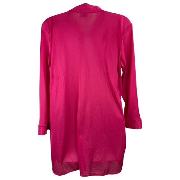 1960's JILL ANDREA NEW YORK hot pink toggle button babydoll - Picture 8 of 10